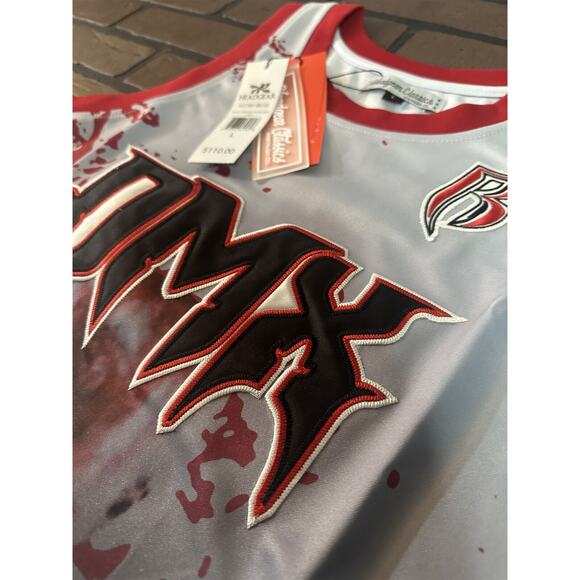 DMX -White Flesh of My Flesh Headgear Classics Basketball Jersey~Never Worn~L XL - Picture 8 of 9